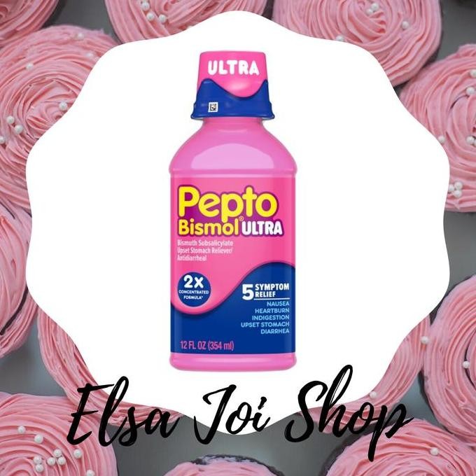 Pepto Bismol Ultra Upset Stomach Reliever / Antidiarrheal - 354 Ml