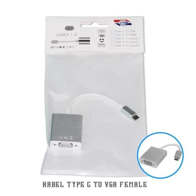 Type-C to VGA (Female) Adapter