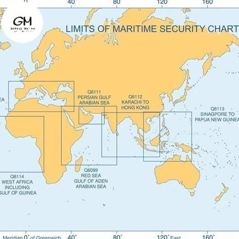 

ready stock Maritime Security Chart