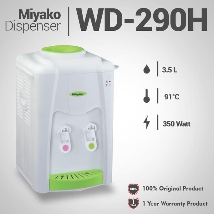 TERBARU - Dispenser Hot & Cold Miyako Type: WD-290 (Khusus Medan-GOJEK)