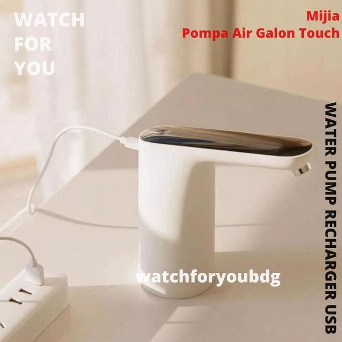 BEBAS ONGKIR - Mijia Xiaomi Pompa Galon Air Dispenser Water Pump Rechargerable Touch