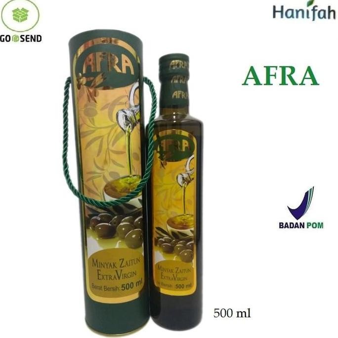 

NEW Minyak Zaitun Extra Virgin Afra 500 ml - Extra Virgin Olive Oil Afra 500ml