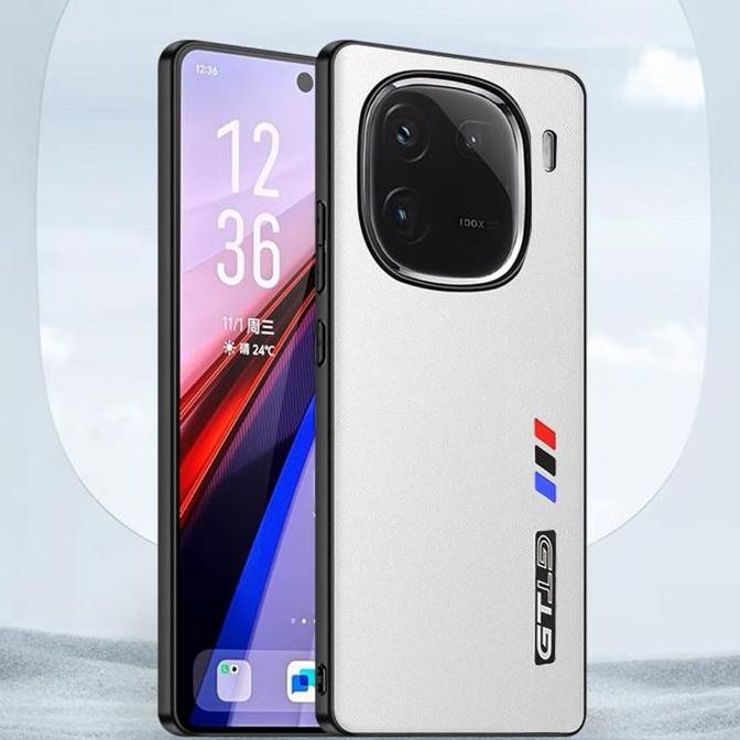 Sale Leather Case Minimalis Iqoo 12 Hardcase Anti Jatuh Iqoo 12 Iqoo12