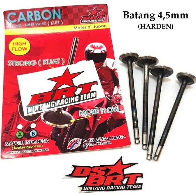 Asli Klep Brt Carbon Suzuki Satria Fu Gsx 150 4,5Mm 24 22 20 19 4.5 Mm