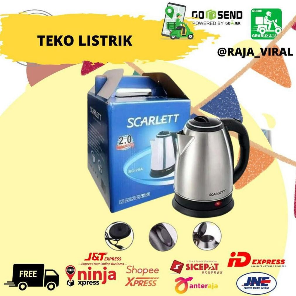 teko listrik 2liter - pemanas air 2 liter / teko listrik hotel