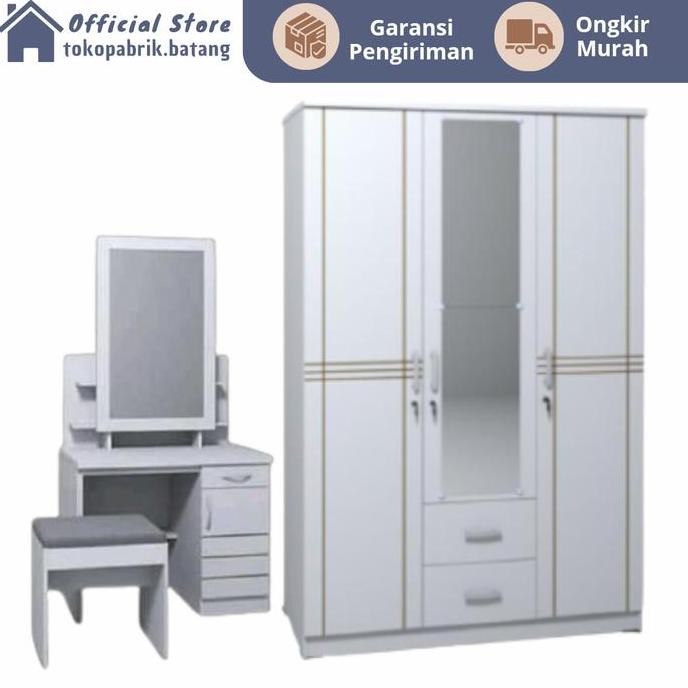 Set Lemari Dan Meja Rias - Satu Paket Lemari Pakaian Dan Meja Rias Co