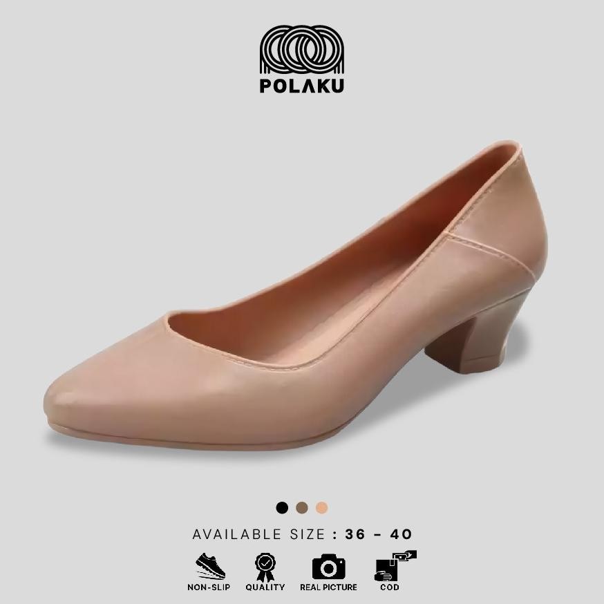 PLK Sepatu Flatshoes Wanita Hak Sepatu Wedges Hak Bahan Jelly Sepatu Mules TG2023