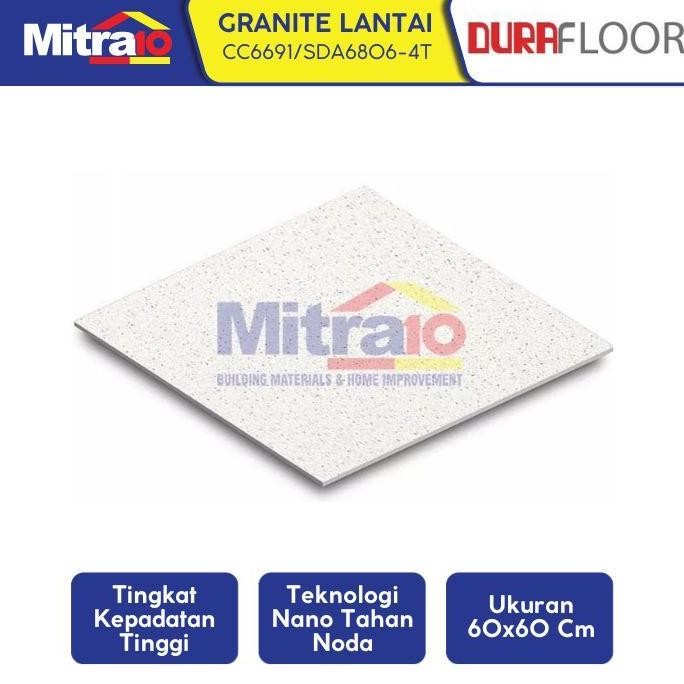 RADEN Durafloor Granite Lantai CC6691/SDA6806-4T 60x60 Cm Putih