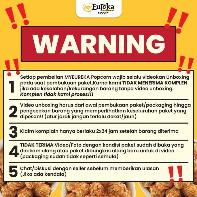 

Grosir Eureka Snack Popcorn Caramel Pack 140G Cemilan Jagung Manis