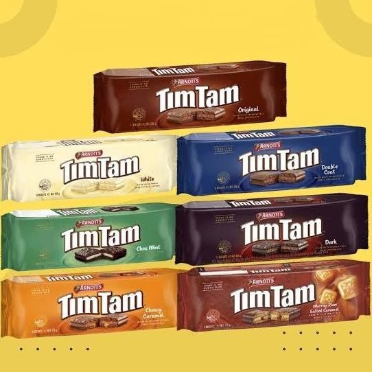 

Promo Arnotts Tim Tam Original / Chewy Caramel / Double Coat / Dark Choco - Timtam Biscuit