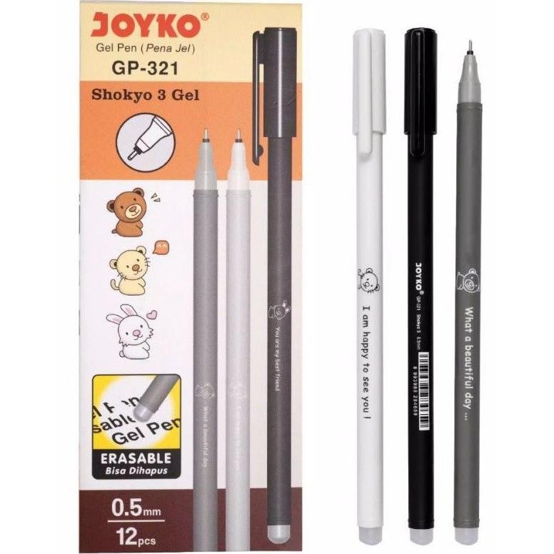

Pulpen Hapus Joyko/Erasable pen ( 1pak/12 pcs )