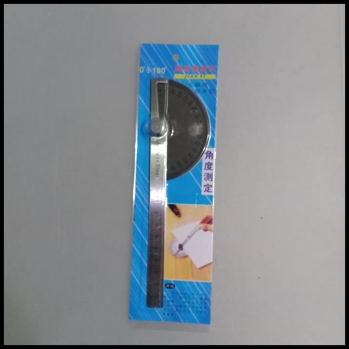 

Protactor Penggaris Busur Derajat Stainless 10 Cm 180 Derajat