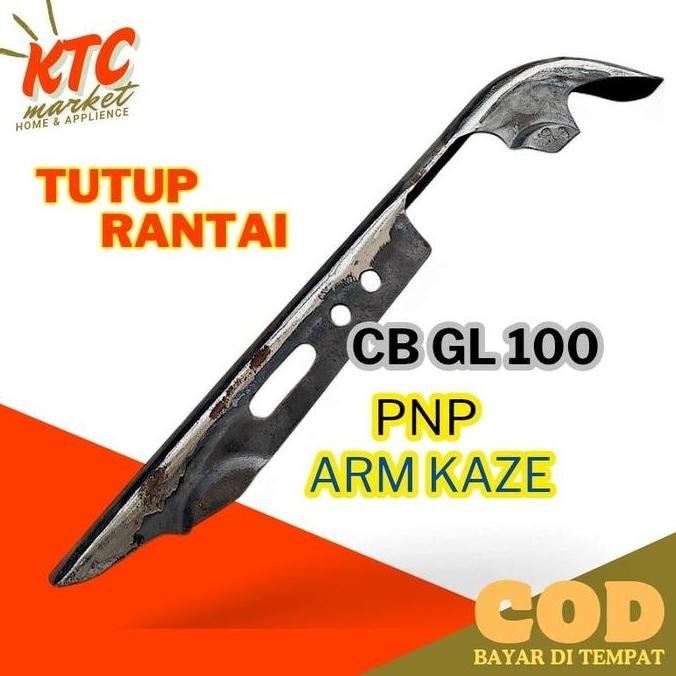 Terlaris Ktc - Tutup Rante Katengkas Rantai Cb Gl100 Pnp Arem Kaze W175 Original Handmade Cpx Motor 