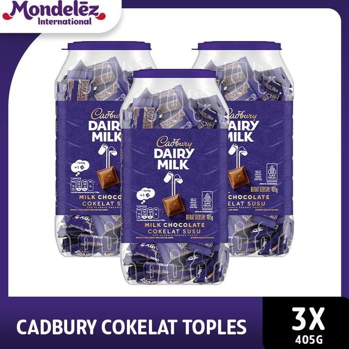 

Sale Cadbury Dairy Milk Cokelat Neaps Jar Toples - 3 Packs