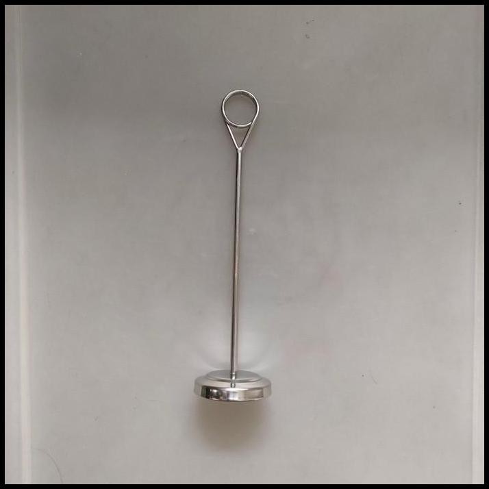 

Menu Card Holder 25 Cm Bulat Table Number Stand Tiang Menu Meja Makan