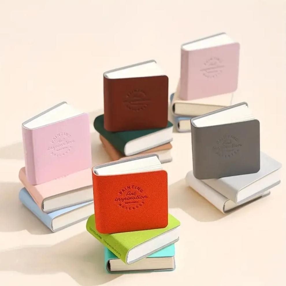 

3Pcs 50X50Mm Pocket Drawing Book Blanks Water Color Thick Paper Mini Sketchbook 200G 48Sheets Marker Painting Paper Art Supplies