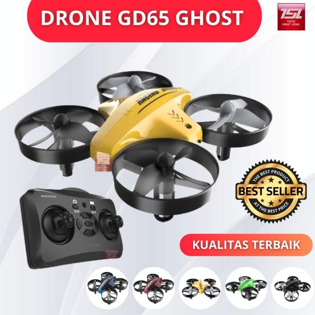 TUTU Drone GD65 Ghost DRONE APEX Mini Racing Drone, Quadcopter Drone Headless Mode, Drone Mini - GD6