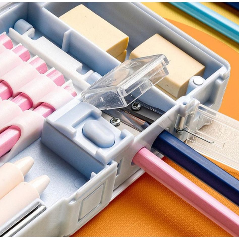 

Yui-7 Mm Kotak Pensil Pola Kartun Lapisan Ganda Dan Tunggal Dengan Rautan Kapasitas / Tempat Pensil Multifungsi Motif Unicorn / Dinosaurus / Astronot Untuk Anak Tk