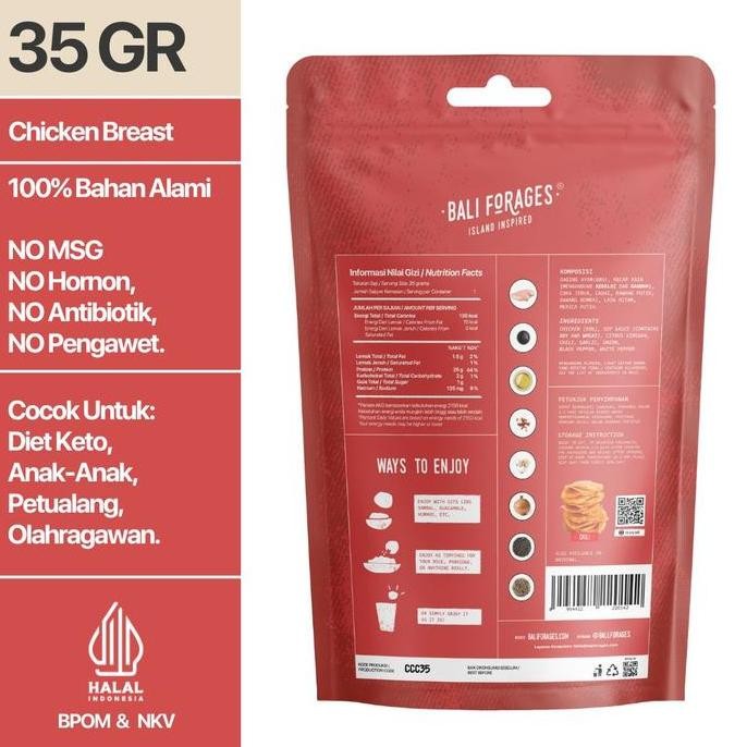 

Murah Chicken Chips Chili Crispy Bali Forages Keripik Daging Ayam Krispi