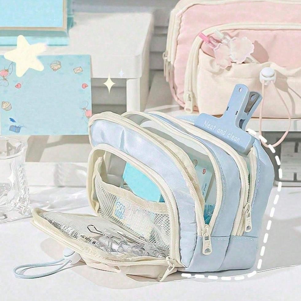 

Fbx-4 DotdingTempat Pensil Estetika Baru Kotak Pensil Kapasitas Ultra Besar Kotak Alat Tulis Sederhana Kantong Pena Minimalis Untuk Perlengkapan Alat Tulis Sekolah Siswa H500