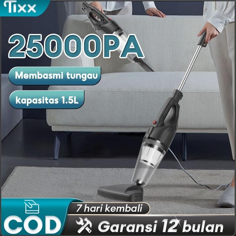 TIXX Vacuum Cleaner 25000Pa Handheld 9 in 1 Silent Vacuum Cleaner home penyedot debu