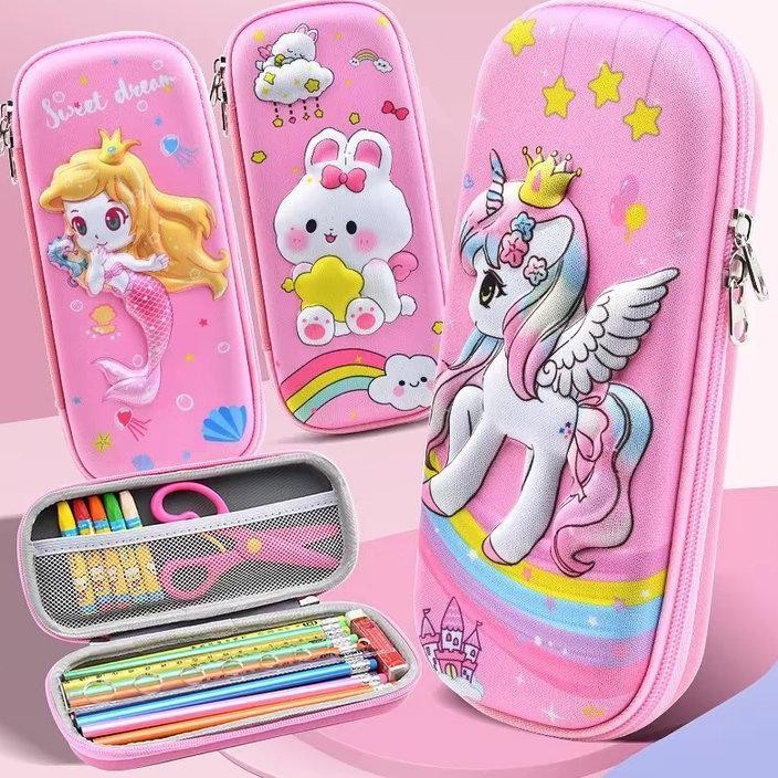 

Eh76 [Ready] Aimilo Tempat Pensil Aesthetic 3D Tempat Pensil Anak Perempuan Waterproof Kotak Pensil Anak Laki Laki Alat Tulis Sekolah