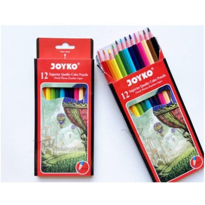 

( 12 Set ) Pensil Warna Joyko 12w CP-100