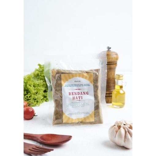 

Rendang Hati Sapi Grassfed (sapi Organik) Di buat dari Hati sapi organik yang cocok untuk menu gaps dan mpasi (cocok untuk makanan bayi & balita ) juga sebagai BB booster serta makanan organik siap saji atau makanan instan.