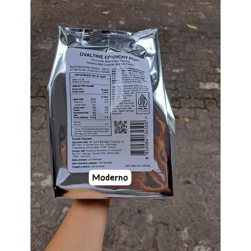 

Promo / Terlaris Ovaltine crunchy pop chocolate malt flakes 450gr Terbaik