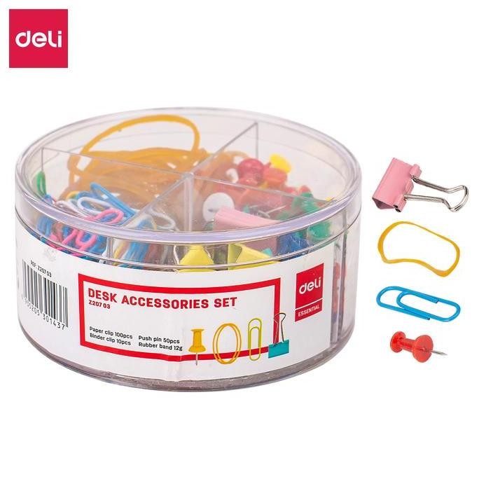 

Termurah Deli EZ20703 Paper Klip-Desk Accessories Set -