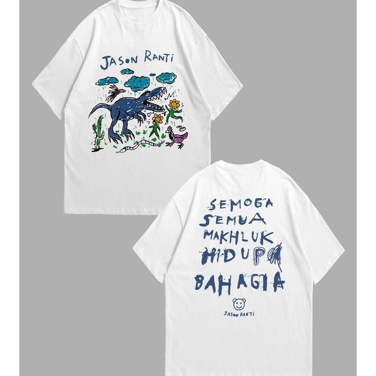Promo / Jason Ranti - Perut Kosong Mana Mempan Di Kasih Puisi Tshirt Hitam / Kaos Band Jason Ranti /