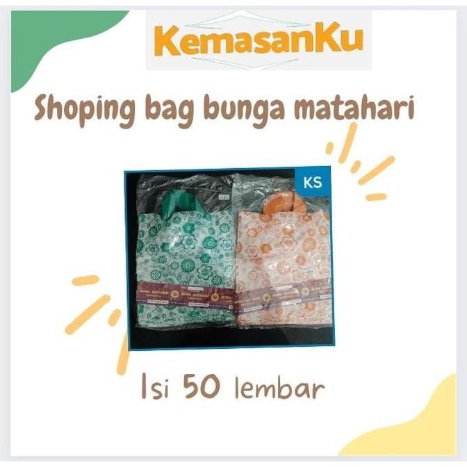 

cusss order] Shopping Bag Soft Handle Batik 30x32 / 35x38 Matahari Isi 50 Pcs