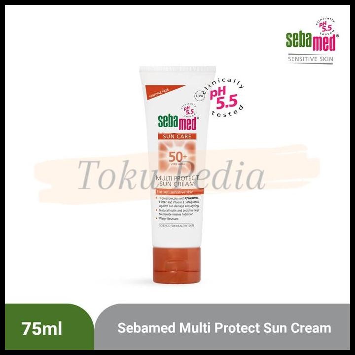 Terlaris Sebamed Sun Cream Spf 50 / Sunblock 75Ml / Krim Tabir Surya 75 Ml Good Quality
