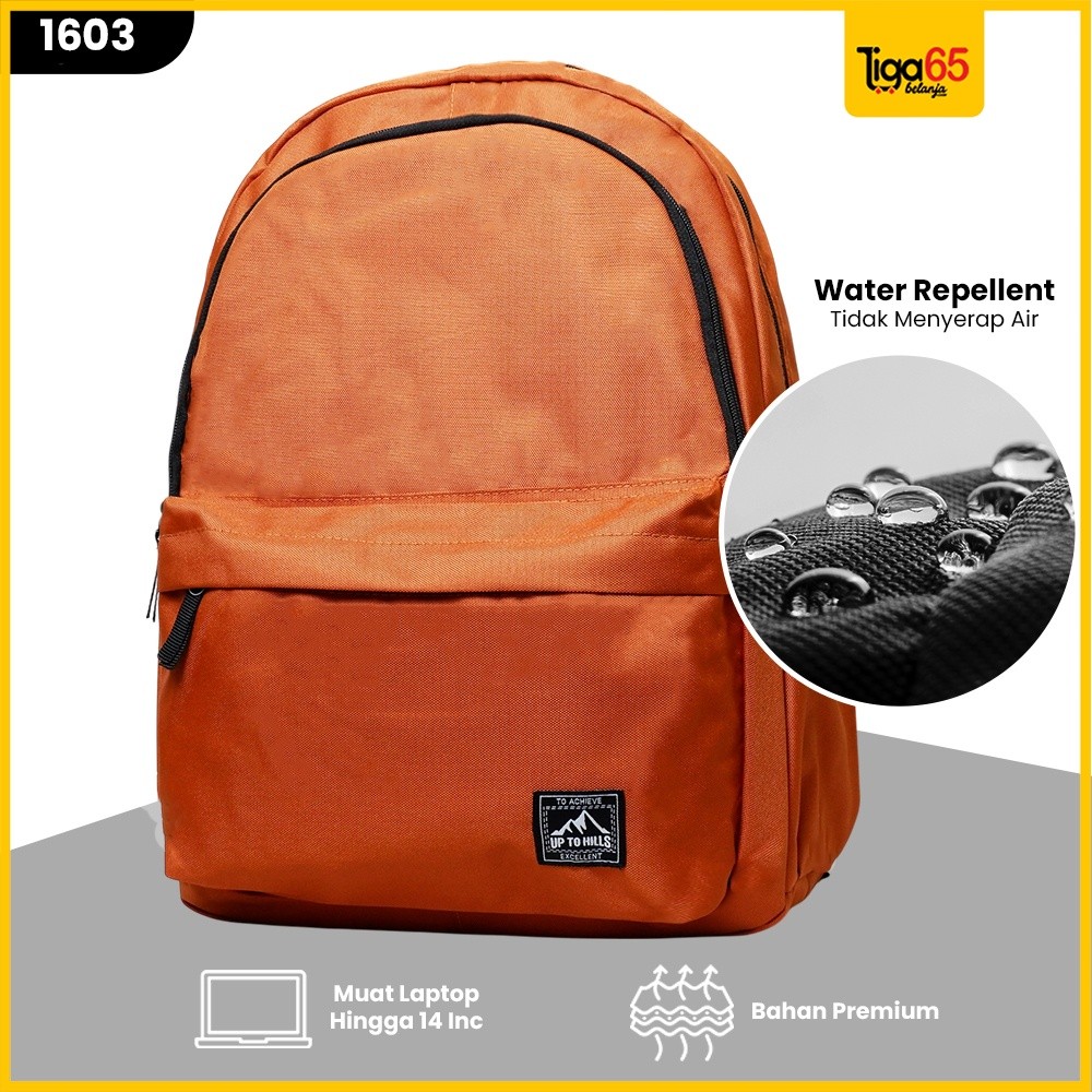 

Up To Hills Fordi Backpack (1603) Orange / Tas Laptop / Ransel Pria Wanita 16 Inchi