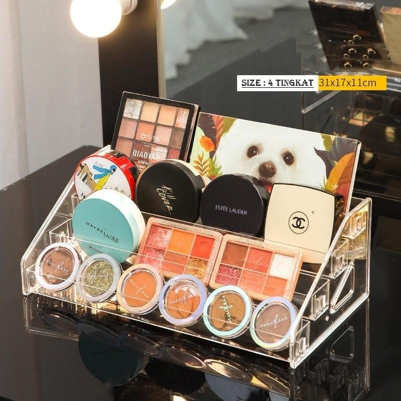 Rak Organizer Acrylic Rak Kutek Rak Lipstick Rak Kosmetik Rak Parfum Rak Kutek 7 Tingkat