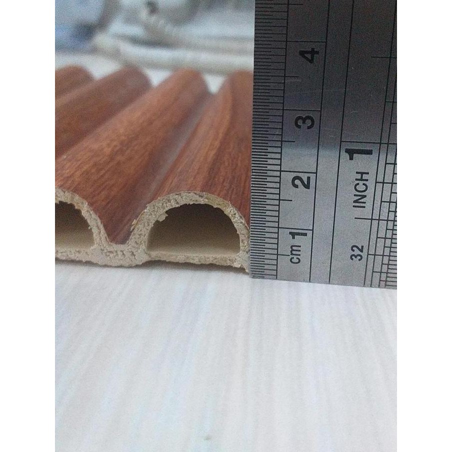Terjangkau Pvc Wall Panel Winston/ Wpc Wall Panel Wood Dekorasi Dinding Bulat