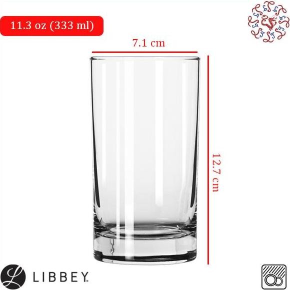 hanya disini] LIBBEY Soft Drink / Beverage Glass / Gelas Es Teh 333 ml #2359