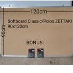 

SPIROS SOFTBOARD CORKPINBOARD/PAPAN MADING GANTUNG 90X120CM
