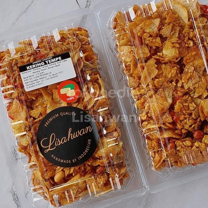 

HIW KERING TEMPE LISAHWAN. berat 400gr, Keripik lauk pauk