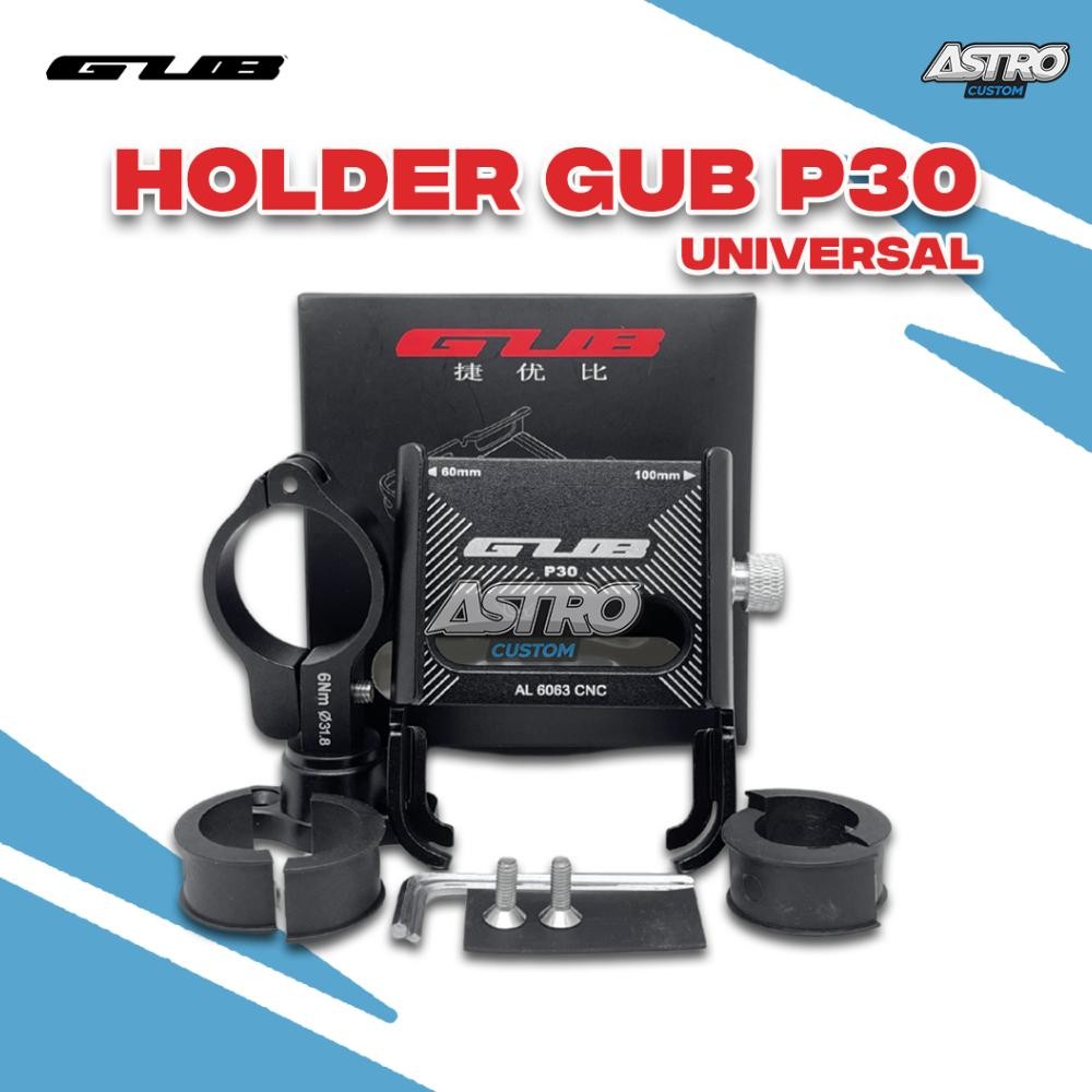 Ready Holder Hp Gub P30 Original Dudukan Motor Phone Holder Vario Pcx Nmax Beat Scoopy Aerox Lexi Mi