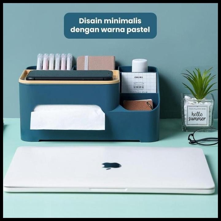 

Desktop Stationery Desk Box Tissue Kotak Dan Alat Tulis Organizer Meja Terbaru