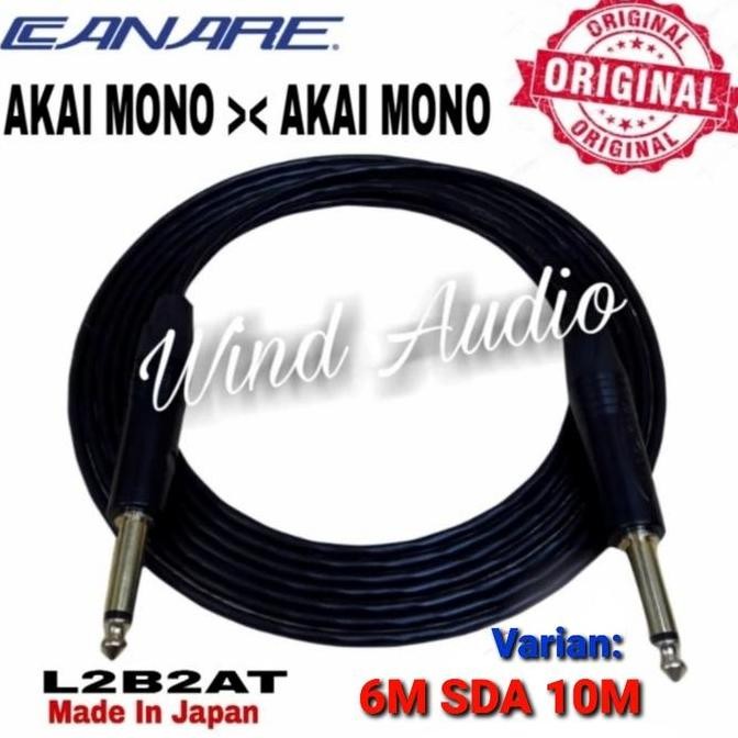 Kabel Audio Canare Kecil Original Jack Akai Mono To Akai Mono 6-10 New Stok