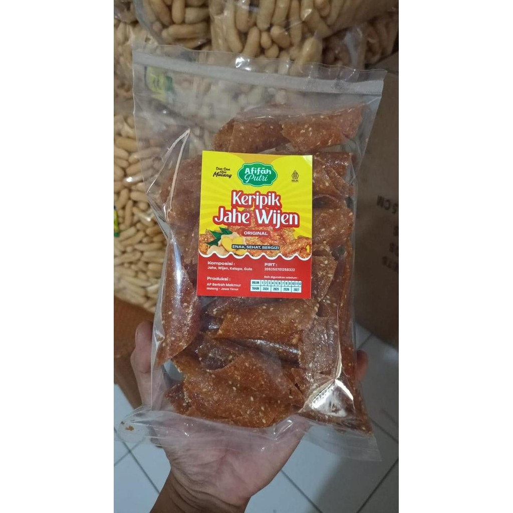 

Terlaris Keripik Jahe Wijen Khas Malang