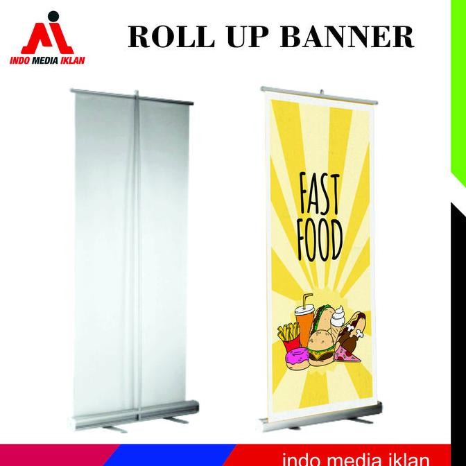 roll up banner 60x160 , cetak albatros