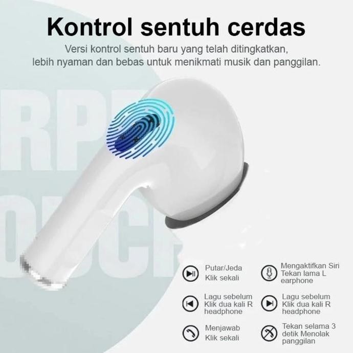 [ Cod ] Macaron Series Tws I13 Pro Headset Bluetooth I13 Pro Macaron Wireless Earphone Bluetooth 5.0