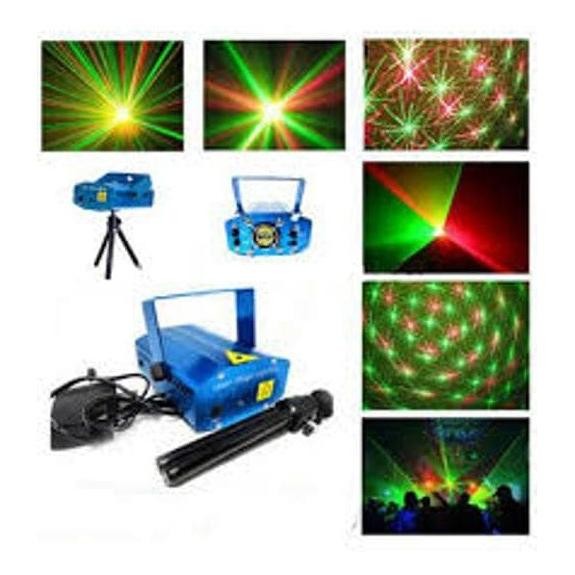 Mini Laser Stage Lighting Sensor Music/Lampu Disco Ruangan/Projektor