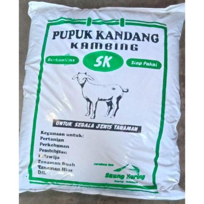 

Terlaris Pupuk Kandang Organik Kohe Kambing Halus 6Kg Siap Pakai
