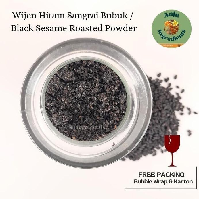 

Terlaris Wijen Hitam Sangrai Bubuk 25Gr / Black Sesame Roasted Powder