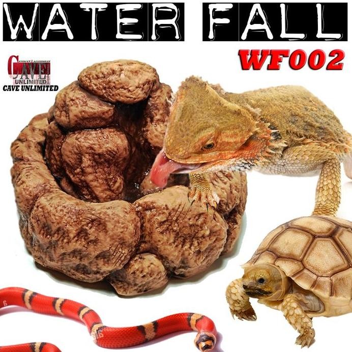 Terlaris Wf002 Waterfall Air Terjun Terrarium Paludarium Aquarium Hiasan Dekorasi Akuarium