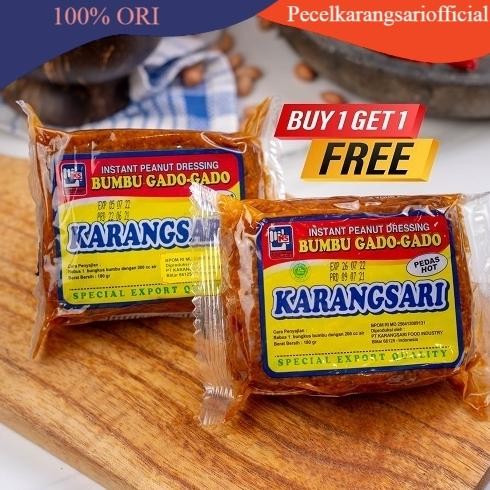 

KARANGSARI-Bumbu Gado-gado Pedas 180 Gr x 2 Pcs nUg